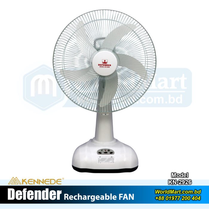 Defender Rechargeable Fan KN-2926 - Image 1