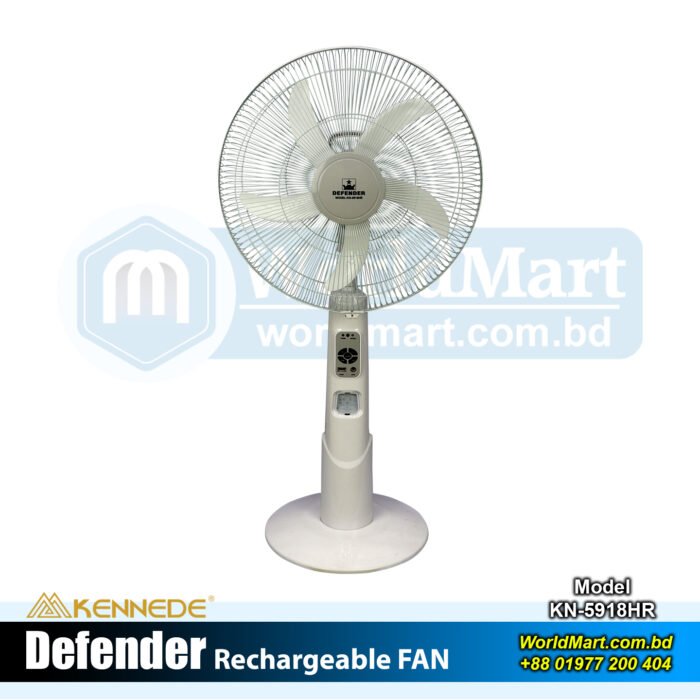 Defender Rechargeable Fan KN5918HR - Image 1