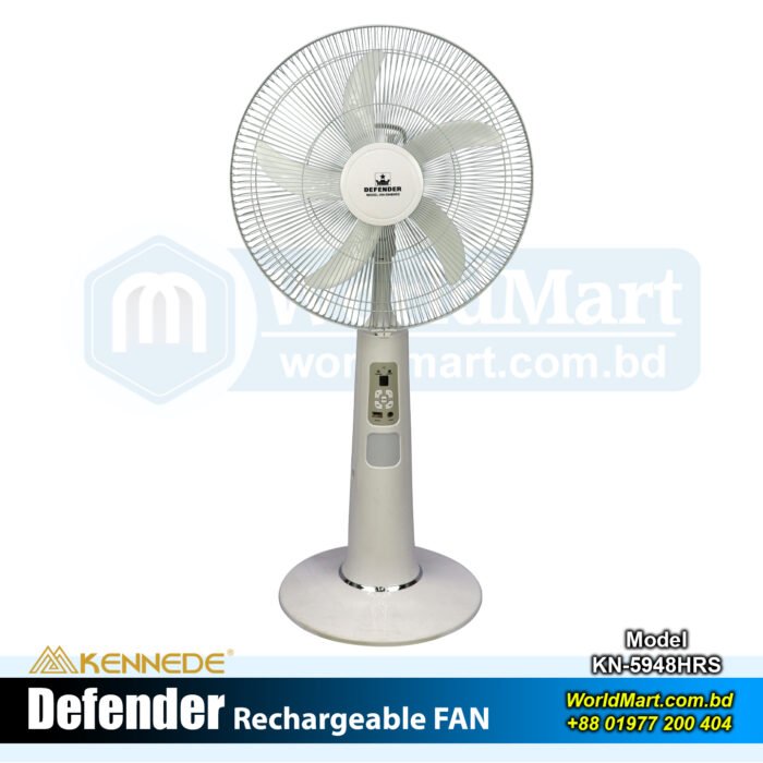Defender-Rechargeable-Fan-Model-KN-5948HRS
