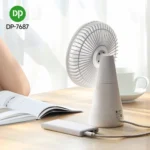 Rechargeable Mini Desk Fan LED light DP-7687